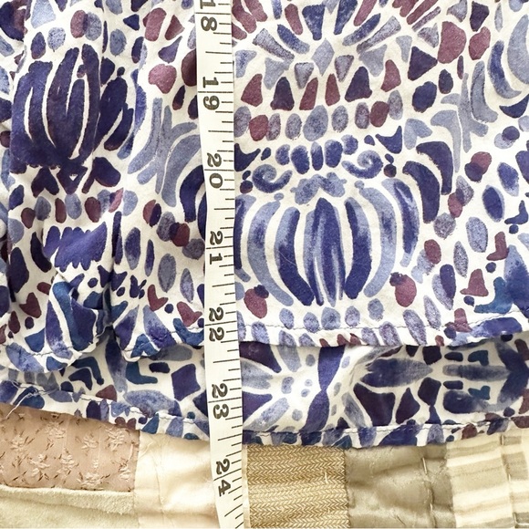 Lilly Pulitzer Willa Top in Tic Tac Tile Size XS EUC - Picture 9 of 9
